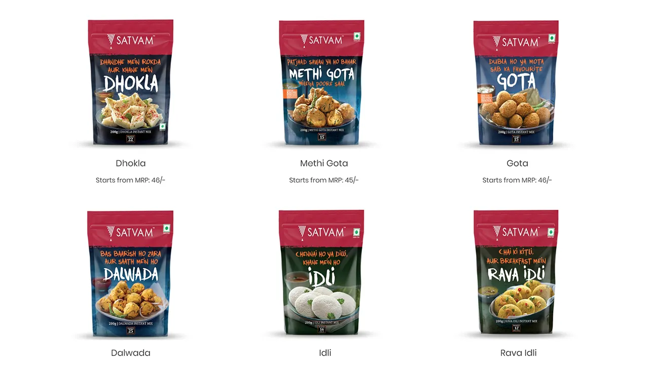 Satvam Ecom. Website Screen